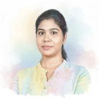 A watercolour portrait of Dr. Keerthana